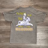 Travis Scott Cactus Jack x Neighborhood Carousel T-shirt Grey