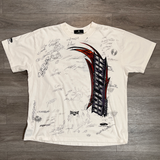 Hellstar Nascar T-Shirt White