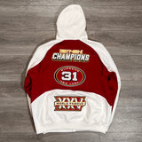Supreme Football Zip Up Hooded Sweatshirt (FW25) White