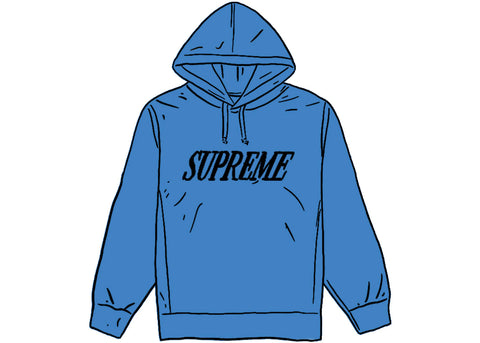 Supreme Crossover Hooded Sweatshirt Pale Royal