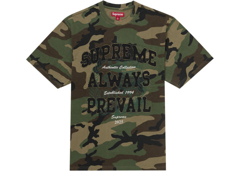 Supreme Always Prevail S/S Top Woodland Camo
