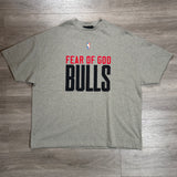 Fear of God Essentials Bulls 90's Tee Concrete Heather