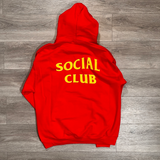 Anti Social Social Club Hoodie Red