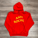 Anti Social Social Club Hoodie Red