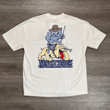 AllSaints Catfish Graphic Tee White