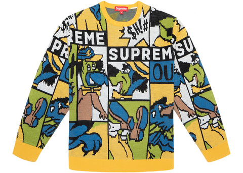 Supreme Cartoon Sweater Multicolor