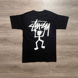 Stussy Stick Figure Tee Black