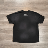 Hellstar Cursive Logo Glow In The Dark T-Shirt Black
