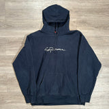 Supreme Classic Script Hooded Sweatshirt Navy
