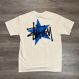 Stussy Star Pigment Dyed Blue Tee