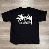 Stussy Stock Los Angeles Tee Black