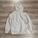 Supreme Cross Box Logo Hooded Sweatshirt Heather Grey