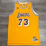 Mitchell & Ness Dennis Rodman Los Angeles Lakers 1998-99 Hardwood Classics Swingman Jersey Gold