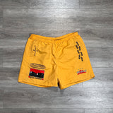 Cactus Jack Yellow Trail Shorts