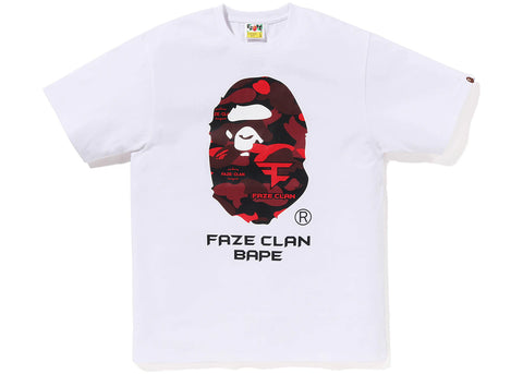 BAPE x Faze Clan Tee White