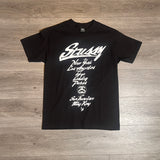 Stussy World Tour Tee Black