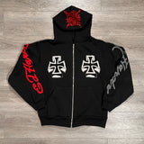Ken Carson x Ed Hardy Black Zip Up