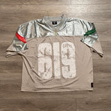 WWE Mysterio Grey Football Jersey