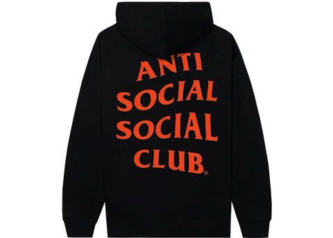 Anti Social Social Club Mind Games Hoodie Black/Orange