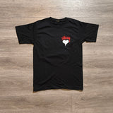 Stussy Heart Black Tee